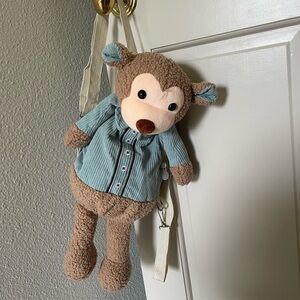 Monkey backpack for your little one. NWOT, adjustable straps.